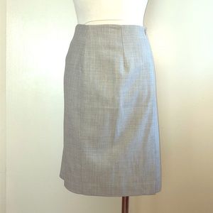 Piazza Sempione grey lined skirt